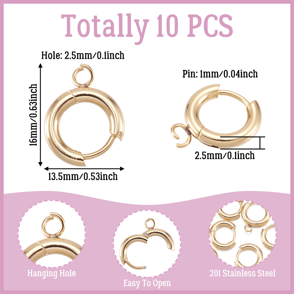 10pcs 201 Stainless Steel Hugg - đánh giá và giá Circle Hook Set