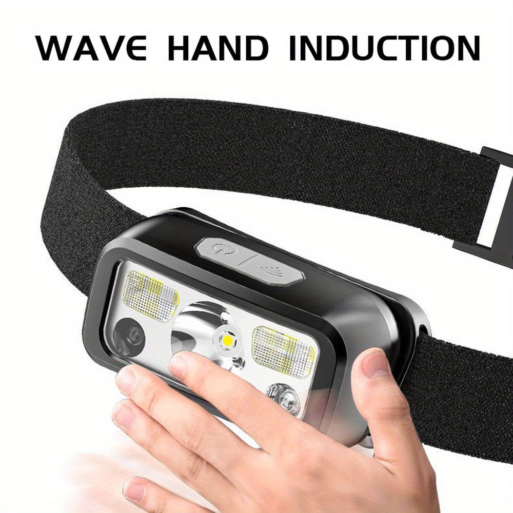 Powerful COB LED Sensor Headla - đánh giá và giá Fishing Headlamp