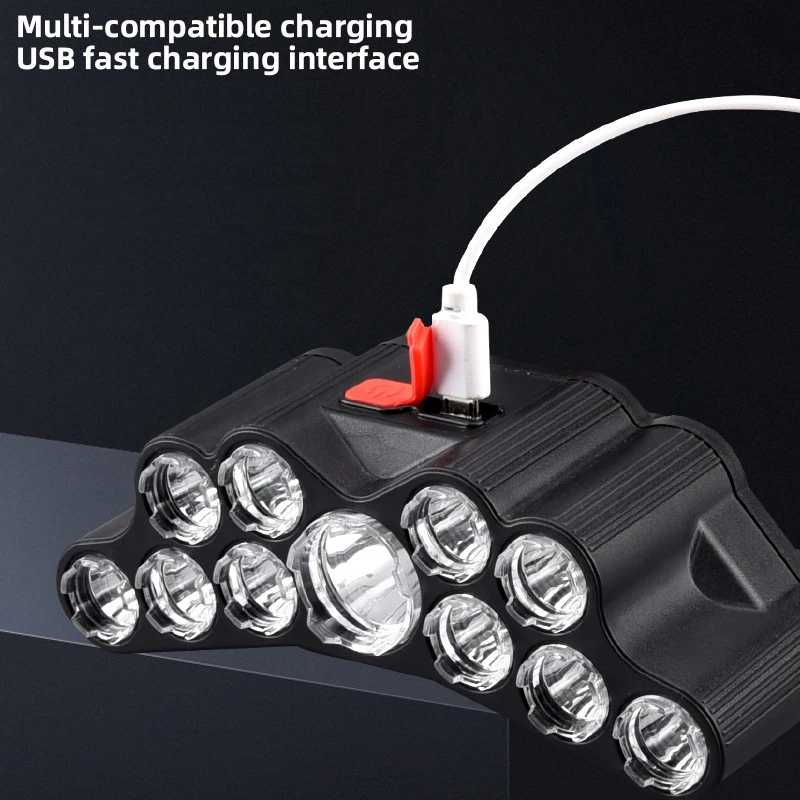 11 LED Headlamp Strong Light H - đánh giá và giá Fishing Headlamp