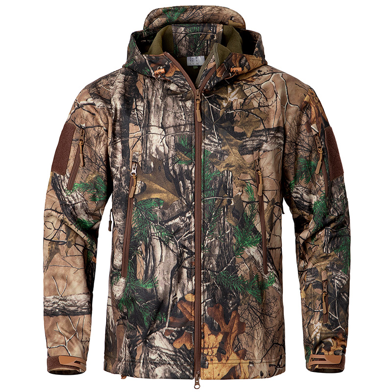 Men's Silent Soft Shell Camouf - đánh giá và giá Fishing Equipment And Gear
