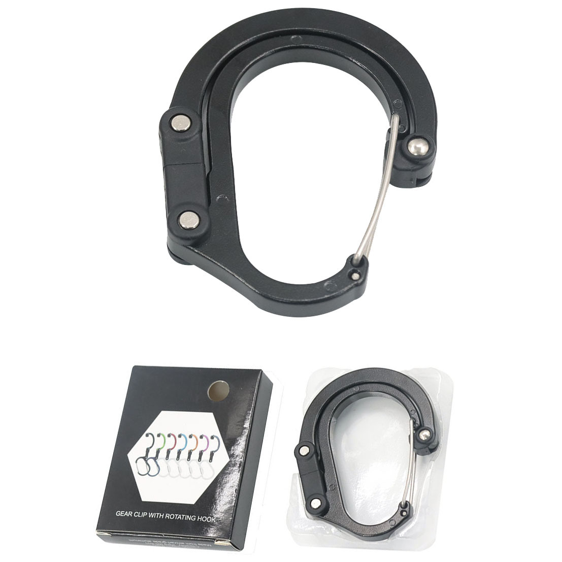 Hybrid Gear Clip Carabiner Rot - đánh giá và giá Fishing Equipment And Gear