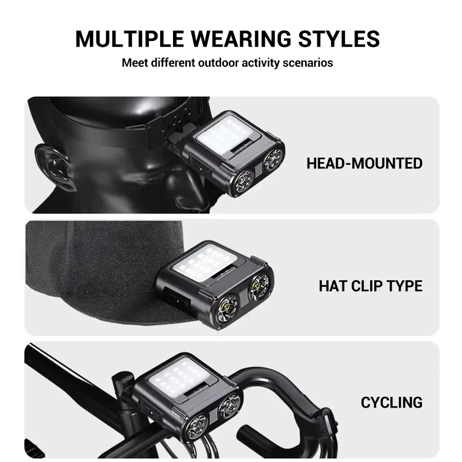Sensor COB LED Headlamp Cap Cl - đánh giá và giá Fishing Headlamp