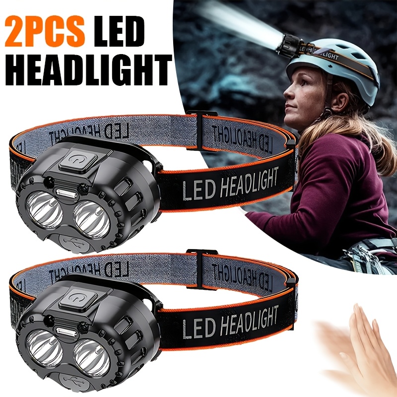 Powerful LED Induction Headlam - đánh giá và giá Fishing Headlamp