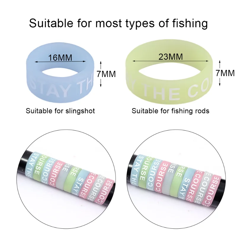 20PCS Anti Slip Silicone Multi - đánh giá và giá Fishing Rod Glove